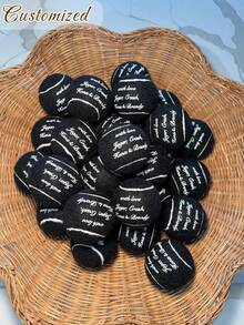 Personalized Dog Toy Ball, Customized Wedding Favors, Customized Tennis Ball With Heart Message, Tennis Player Gift, Dog Toy/Puppy Toy/Cat Toy/Tennis Toy - Multicolor - View 7