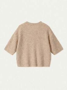 Áo khoác cardigan cài nút màu trơn hiện đại, thanh lịch, tối giản dành cho nữ, xuân/hè - Gạo Mơ - Xem 9