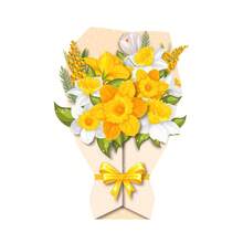 1张 - 母亲节鲜花贺卡，3D立体感谢卡，适用于生日、教师节、母亲节、毕业典礼、返校季等场合，创意3D花卉生日礼物装饰卡，附信封 - 彩色 - 查看 13