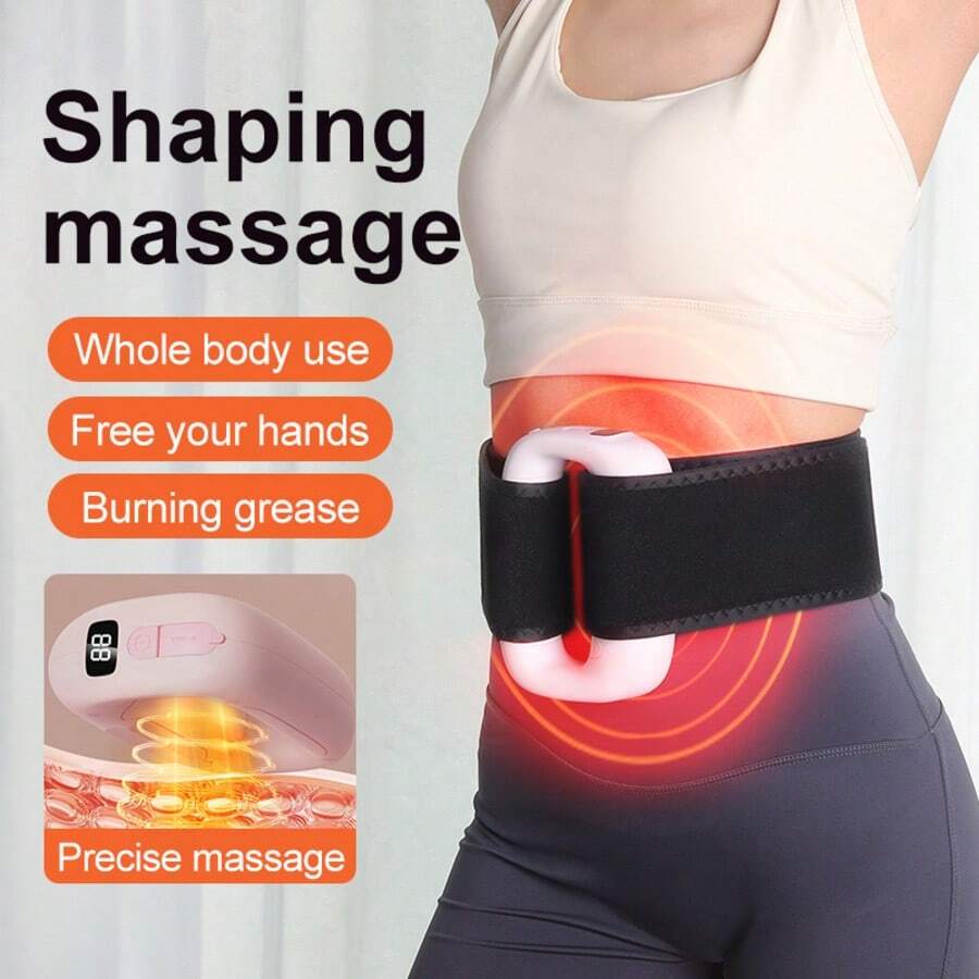 Máy mát-xa định hình cơ thể đa năng chính xác với chức năng nhiệt | Đai đốt mỡ eo và chân 3 trong 1 rảnh tay | Máy kích thích cơ bắp màn hình LCD thông minh - Spa định hình cơ thể cá nhân tại nhà của bạn 2000mAh