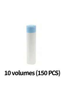 150/15个装特大号抽绳垃圾袋 - 50*45 一次性垃圾袋，宠物粪便袋 | 抽绳垃圾袋 | 便携式垃圾袋 | 防漏防臭垃圾袋，耐用、防漏、易撕设计，适用于客厅、卧室、浴室、卫生间、厨房、办公室清洁，必备家用垃圾袋 - 垃圾袋 - 查看 10