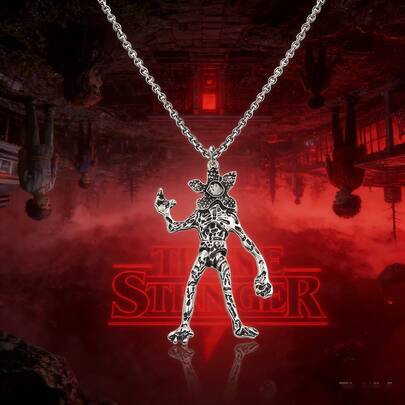 1 chiếc mặt dây chuyền hình cây ăn thịt, phim truyền hình Mỹ nổi tiếng năm 2026 | Quà tặng sinh nhật, phong cách trang trí đường phố tối màu, phụ kiện cổ điển độc đáo dành cho người hâm mộ phim truyền hình, vật phẩm trang trí tiệc giá cả phải chăng cho sinh viên.