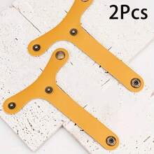 Leather Luggage Hanger Hook, Hands-Free Travel Accessory, Y-Shaped Multi-Functional Hanger, Fits Suitcase/Belt, Practical And Stylish - Multicolor - View 15