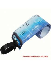 1 buah Penggaris Pengukur Ikan Lipat Tahan Air - 90cm/35in - Bahan PVC Berkualitas Tinggi - Aksesori Memancing - Biru - View 8