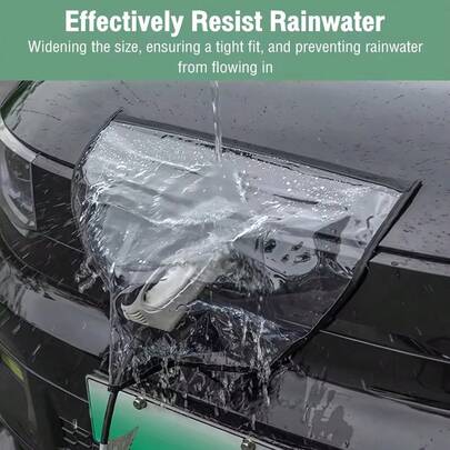 1pc Waterproof PVC Electric Motorcycle Charging Port Cover, Prevent Rain, Avoid Electric Shock And Rust, Car Plug Protector, Dustproof And Insect-Proof Accessory, Suitable For Vehicle Charging Port