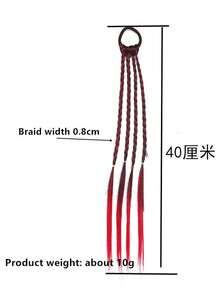 1个渐变甜美发圈/发绳,轻盈不打结,适合所有发长,适用于假期、旅行/摄影/日常佩戴,价格实惠的可爱女孩配饰,通用节日惊喜礼物,发饰,发圈,女士发饰,发饰,发绳,节日,生日 - 彩色 - 查看 9