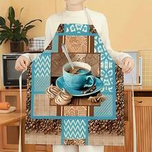 1 chiếc tạp dề họa tiết hạt cà phê, tạp dề in hình thời trang ngộ nghĩnh, tạp dề nhà bếp, tạp dề nấu nướng, tạp dề gia đình sáng tạo. - Nhiều màu - Xem 19