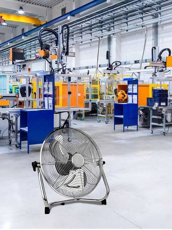 SUSTEAS Electric Fan Industrial Fan  Aluminum Three-Speed Adjustment Powerful Stability Lightweight Blades Industrial Grade Model Removable Mesh Cover For Easy Cleaning High-Quality Copper Wire Motor 14/20 Inches