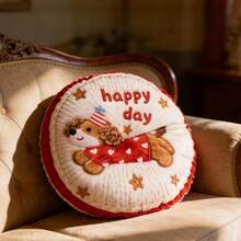 1 chiếc đệm ghế hình chó hoạt hình dày dặn, đệm ngồi vuông/tròn, đệm lưng cho nhà/văn phòng, chiếu tatami. - Nhiều màu - Xem 3