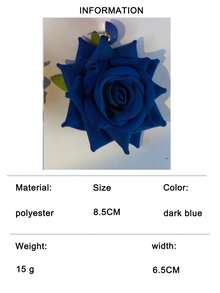 imoli 一对波西米亚风涤纶拉菲草3D玫瑰花耳环,小众礼物,适合女性海滩度假 - 彩色 - 查看 17