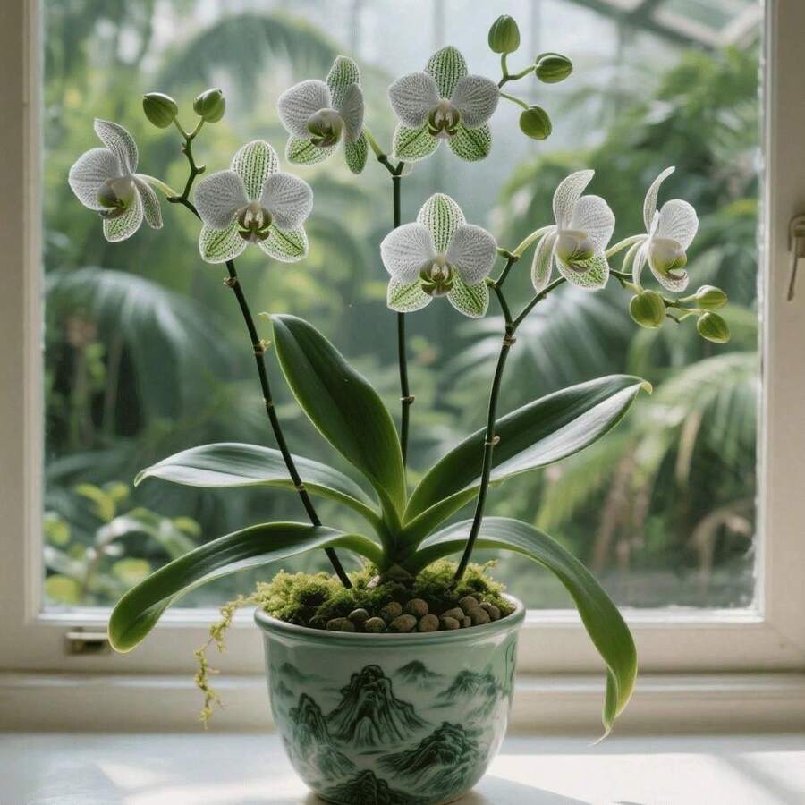 50pcs Easy-to-Plant Orchid Indoor Potted Shade Garden Balcony Flower High Germination Rate Essential for Gardening Decoration - Multicolor - Ver 1