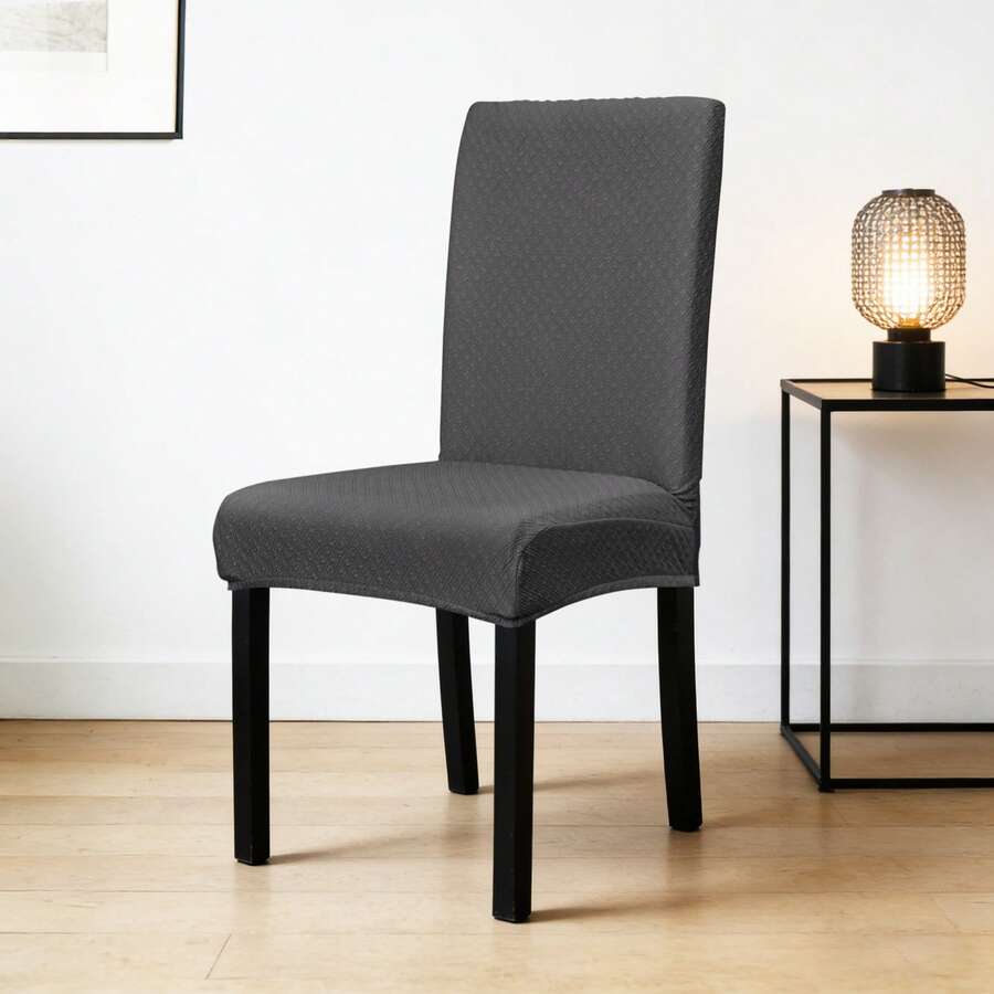 1/2/4/6件装弹力椅套，适用于家庭、酒店、餐厅、餐椅，四季通用 - 彩色 - 查看 1