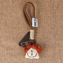 1 chiếc dây đeo cổ tay điện thoại sáng tạo với mặt dây chuyền hình cô gái tóc cam, dây đeo dày chống thất lạc đa chức năng dành cho điện thoại thông minh, cũng có thể dùng làm phụ kiện túi xách hoặc móc khóa (Không phải đồ chơi) - Nhiều màu - Xem 8