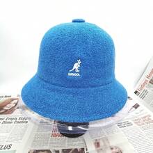 Hip-Hop Fashion Classic Kangol Bermuda Casual Bucket Hats CapSports Winter Warm 0HYD - 寶藍色 - 查看 2