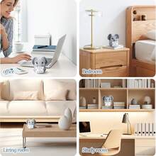 1件精美钩织小象 - 鼓舞人心的动物礼物，手工钩织玩偶，激励人心的礼物，适合送给女性、男性、朋友和同事 - 彩色 - 查看 6