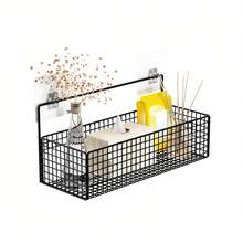 1/2/3件套浴室收纳架，防水整理架，浴室马桶盥洗台用品洗衣机侧边收纳架 - 黑色 - 查看 7