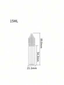纖細滴管瓶 5ml/10ml/15ml/20ml/30ml/50ml 空可擠壓眼藥水瓶，空可擠壓眼藥水瓶，寵物可擠壓液體滴管瓶蓋，適合返校與旅行，便攜輕巧 - 旅行配件，便攜旅行瓶，尖頭凝膠瓶可擠壓滴管瓶透明塑料瓶，紋身用品，適用於液體墨水油畫藝術與手工藝透明，旅行配件，旅行必需品 - 彩色 - 查看 8