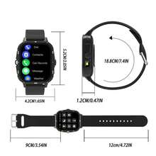Neue modische Smartwatch, hochauflösende Anzeige, unisex, unterstützt kabellose Anrufbenachrichtigung, Multifunktionsuhr, mehrere Sportmodi, Musikwiedergabe Sportuhr, ideal als Geschenk für alle, strapazierfähiges Armband - Übersicht 3