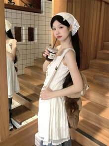 Women Short Dresses - White - View 6