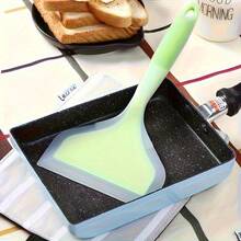 4-Color Random Silicone Spatula, Non-Stick Heat Resistant, Suitable For Cooking, Mixing, Grilling, Grilling Accessories, Mixing Tools, Non-Stick Cooking Spoon, Heat Resistant Utensils, Colorful Kitchen Utensils, Vibrant Cooking Tools, Flexible Silicone, Easy To Clean Surface, Suitable For Holiday Chefs And Baking Enthusiasts, Cooking Flat Spatula - Multicolor - View 7