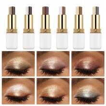 SAM SUGAR 双色眼影棒，渐变不晕染，珠光高光防水眼影，适合舞台、派对、节日场合，是理想的节日礼物。 - 彩色 - 查看 5