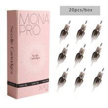 MONA PRO 20支/盒 灰色一次性纹身针 RL/RS/RM/M1 膜片式，专业消毒纹身机专用 - 灰色 - 查看 2