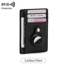 CHARM INFINITE RFID Blocking Anti-Theft Card Holder With Tracker Case Anti-Lost Location Protective Cover Lightweight Portable Coin Purse - Multicolor - View 8