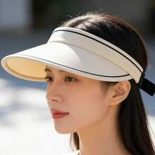Mũ chống nắng UPF 50+ dành cho nữ - Mũ chống tia UV khi đạp xe mùa hè - Mũ trùm đầu chống tia UV - Khẩu trang rộng vành chắn nắng - A - Xem 5