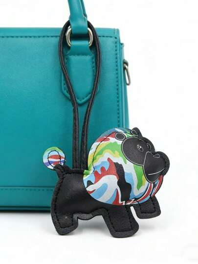 Handmade Thai Elephant/Lion/Deer Pendant - Thai Themed Keychain, Phone Charm Or Bag Accessory (Adjustable Cord Included). Unisex Vintage Style Decorative Item; Ideal For Valentine's Day Gift Or Cultural Souvenir (Elephant, Lion Or Deer Design Available)