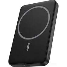 GAWFOLK Pin dự phòng sạc không dây từ tính 5000mAh, tương thích với dòng 16/15/14/13 - Sạc nhanh 22.5W, cổng Type-C, sạc di động | Sạc không dây | Trạm sạc thiết yếu cho du lịch, sạc mọi lúc mọi nơi, tương thích với điện thoại Android, nguồn điện dự phòng khẩn cấp mini ngoài trời, sạc điện thoại di động, thích hợp cho du lịch/cắm trại ngoài trời mùa đông và nguồn điện dự phòng khẩn cấp, quà tặng sinh nhật cho gia đình và bạn bè, quà tặng cắm trại ngoài trời. - Màu đen cổ điển được nâng cấp với sạc nhanh 5000mAh - Xem 11