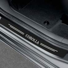 Miếng dán bảo vệ xe hơi bằng sợi carbon cho xe COROLLA, miếng dán bậc cửa chống trầy xước, miếng dán bảo vệ cản xe, băng keo bảo vệ xe. - A - Xem 6