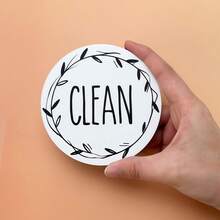 Dishwasher Magnet Clean Dirty Sign, Double-Sided Clean/Dirty For Stainless Steel Dishwashers, Magnetic Home And Kitchen Gadgets - H - View 4