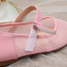 Giày bệt Mary Jane bằng lưới, thích hợp để mang hàng ngày. - Hồng - Xem 6