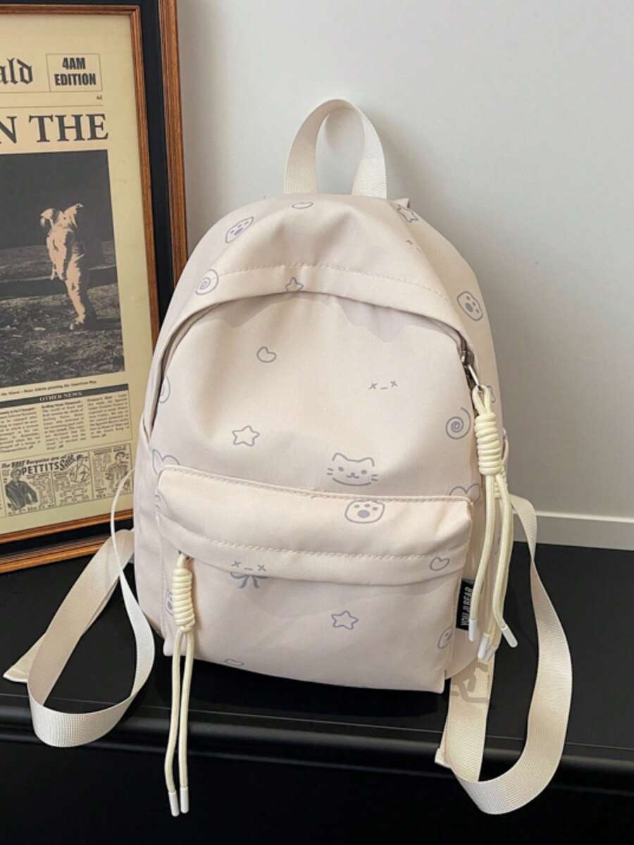 Ba lô mini in hình mèo dễ thương, balo đi học và đi làm nhẹ nhàng, tiện dụng cho bé gái. - A - Xem 1