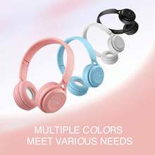 AXNEN Macaron Color Bluetooth Headband Headphones, Foldable & Retractable Wireless Design, Surround Sound, Support TF Card, Suitable For Travel, Home, Office, Gaming And Online Classes - View 10