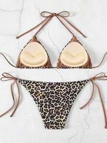 4/2片加厚胸垫，可贴于吊带背心或泳衣，心形提升胸型，透气，泡沫衬里，三角形胸垫 - 彩色 - 查看 1