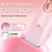 1pc Electric Bikini Trimmer 2-In-1 Shaver & Epilator, Women Hair Removal Device - View 6