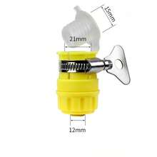 1-Pack Universal Faucet Adapter For Garden Hose With Control Valve Switch, Multifunctional Plastic Connector For Irrigation Systems, Suitable For Standard European And American Threads - Connector - View 3