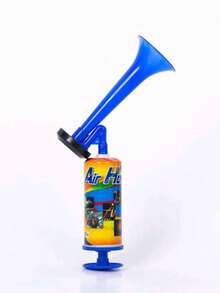 1/2pcs World Cup Football Stadium Cheering Horn, Manual Air Inflatable Horn Prop For Sports Events, Cheerleading Toy, Cheering Horn Prop - Multicolor - View 5