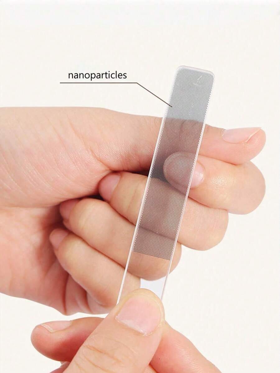 Bộ dũa và đánh bóng móng tay nano thủy tinh 1+1, dụng cụ đánh bóng móng trong suốt, khối đánh bóng móng hai mặt bằng pha lê, thích hợp sử dụng tại nhà hoặc khi đi du lịch, chăm sóc móng, dụng cụ làm móng, dụng cụ làm móng tay, mùa tựu trường, móng tay, dụng cụ ép móng, dụng cụ làm móng chân và móng tay. - Nhiều màu - Xem 1