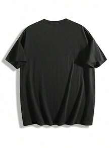 Camiseta de Algodón Negra con Versículo Bíblico, Cristiana, Dios, Salvador, Devoto, Regalo para Hombres, Camiseta de Jesús para Hombres - Negro - Ver 3