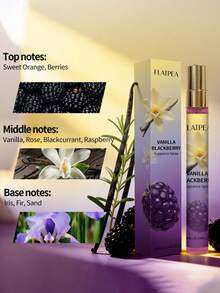 1pc 10ml Small Fruit & Vanilla Alcohol-Free Concentrated Air Freshener Spray. Blended With Sweet Orange, Berries, Rose, Vanilla, Blackcurrant, Raspberry, Chestnut Flower, Fir, And Sand Notes. Suitable For Various Occasions. - Fragrance - View 4