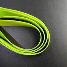 Easytoday 5/10条/包 绿色橡皮筋，厚度1毫米/0.04英寸，随机包装颜色和图案，加厚弹弓扁平橡皮筋，适用于户外射击比赛，可折叠配件 - 綠色 - 查看 3