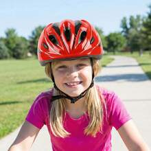 Baby Girls Boys Sports Helmet Multi-Functional Adjustable Breathable Head Protector Kids Bicycle Cycling Skating Helmets - Red - View 2