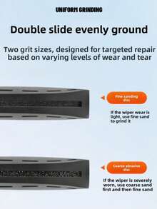 Bộ dụng cụ sửa chữa cần gạt mưa ô tô, dụng cụ sửa chữa lưỡi gạt mưa không khung bằng cao su, dụng cụ mài tiện dụng, bộ bảo vệ cần gạt mưa. - Màu 10 - Xem 7