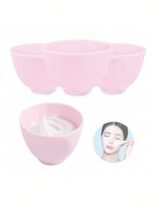 4/2pcs Foldable Reusable Silicone Mask Mixing Bowls, Suitable For DIY Masks And Skincare, Durable And Easy To Clean, Suitable For Home, Beauty Salons And Spas, Paraben-Free, Handmade - Multicolor - View 7