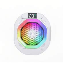Enfriador de teléfono móvil TH12, refrigerador de teléfono móvil con pantalla digital, enfriamiento magnético semiconductor, enfriamiento inteligente con IA - Control de temperatura inteligente TH12-AI - Negro estrellado - Ver 7