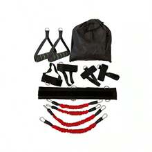 Set de 12 piezas de entrenamiento de boxeo con resistencia. Boxeo con resistencia - Set de boxeo con resistencia de alta resistencia, adecuado para entrenamiento de boxeo, taekwondo en casa, equipo de entrenamiento de fuerza de boxeo, ejercicios de piernas y brazos, entrenamiento de Body completo, sin batería requerida - Multicolor - Ver 11
