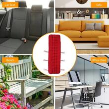 67x22in Chaise Lounger Chair Cushion Tufted Soft Rocking Seat Deck Pad Outdoor - As Pic - View 6
