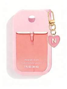 1 Set 1oz (30ml) No-Rinse Hand Sanitizer Spray Bottle Protective Case, 26 Designs Heart & Letter Pattern Silicone Anti-Drop Anti-Collision Protective Cover With Keychain, Suitable For Travel, Outdoor, Gift Use, Applicable For Halloween, Christmas - View 8